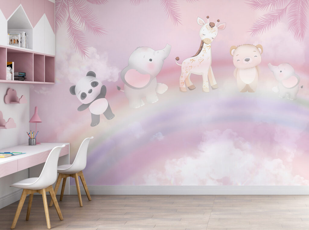 Group of animals on a rainbow u95382pir2 1024x761 - Group of animals on a rainbow