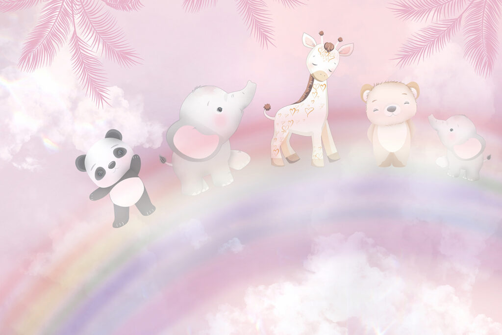 Group of animals on a rainbow u95382p 1024x683 - Group of animals on a rainbow
