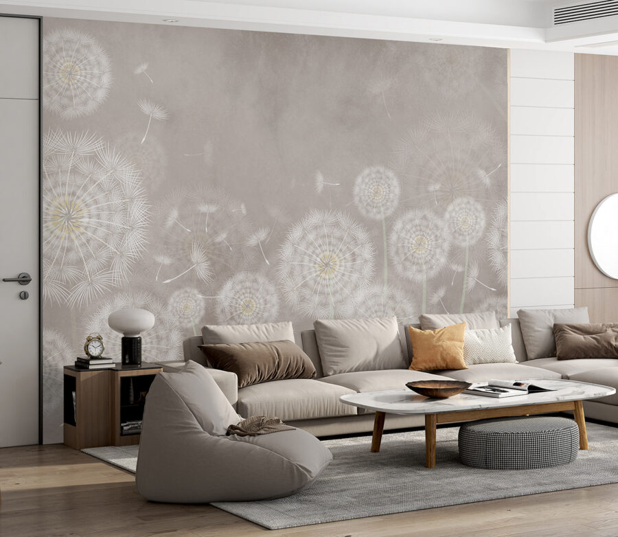 Group of dandelions