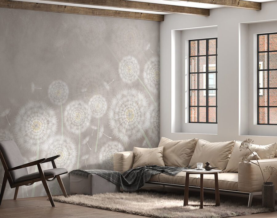 Group of dandelions