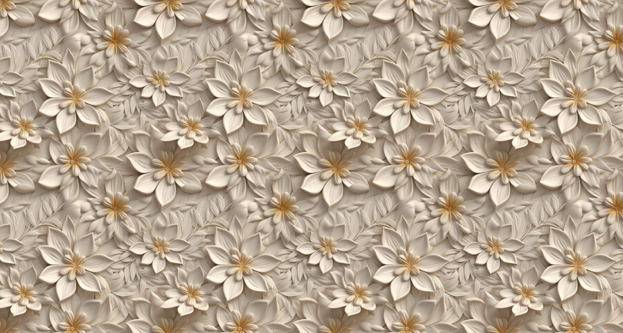 Wallpaper with flowers Wallpaper with flowers