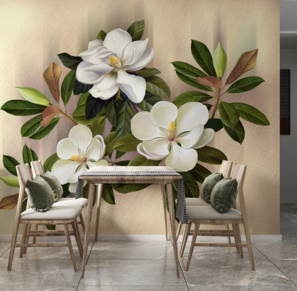 Beautiful magnolia blooms on display Beautiful magnolia blooms on display