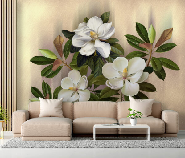 Beautiful magnolia blooms on display Beautiful magnolia blooms on display
