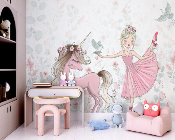 Unicorn and a girl u95007pir3 600x480 - Unicorn and a girl