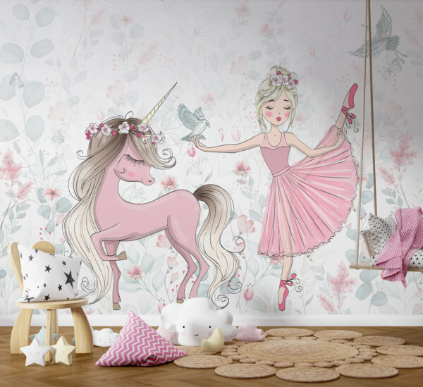 Unicorn and a girl u95007pir2 600x549 - Unicorn and a girl