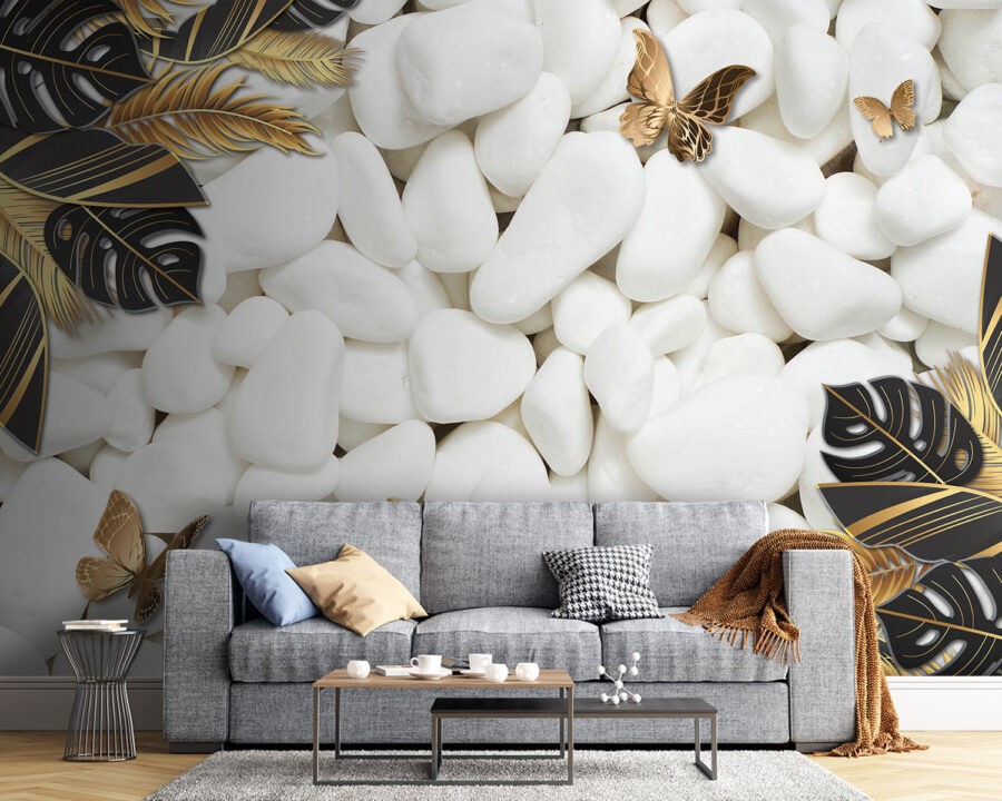 Natural elegance with decorative accents.