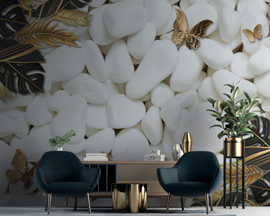 Natural elegance with decorative accents.