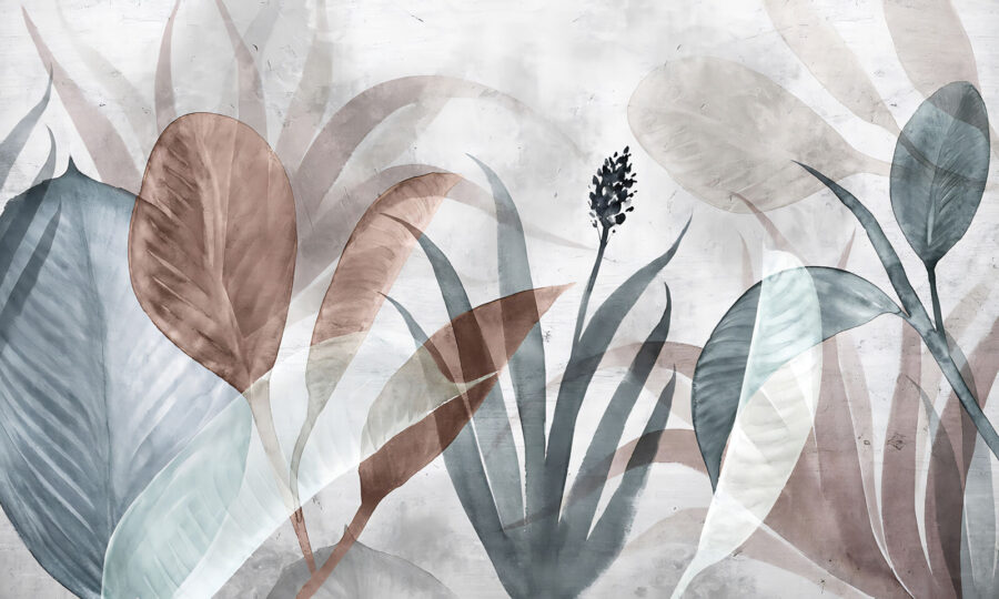 Serene foliage in soft pastels. Serene foliage in soft pastels.