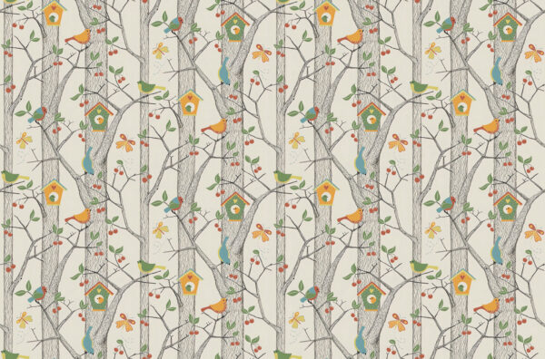 Wallpaper with birds and trees Wallpaper with birds and trees