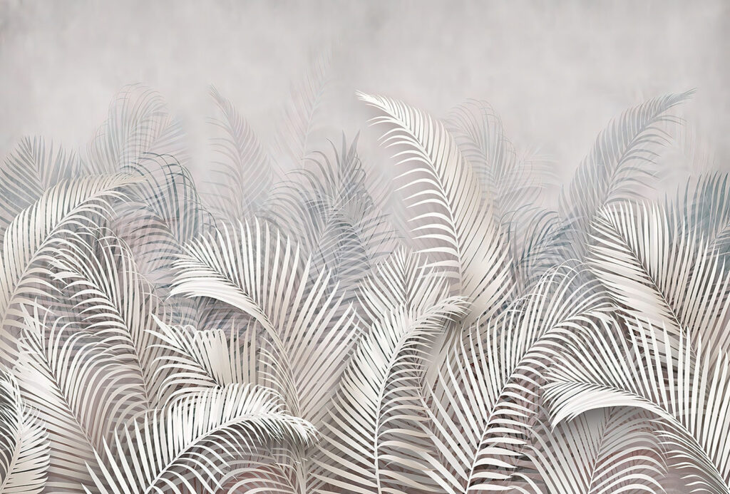 Group of white leaves Group of white leaves