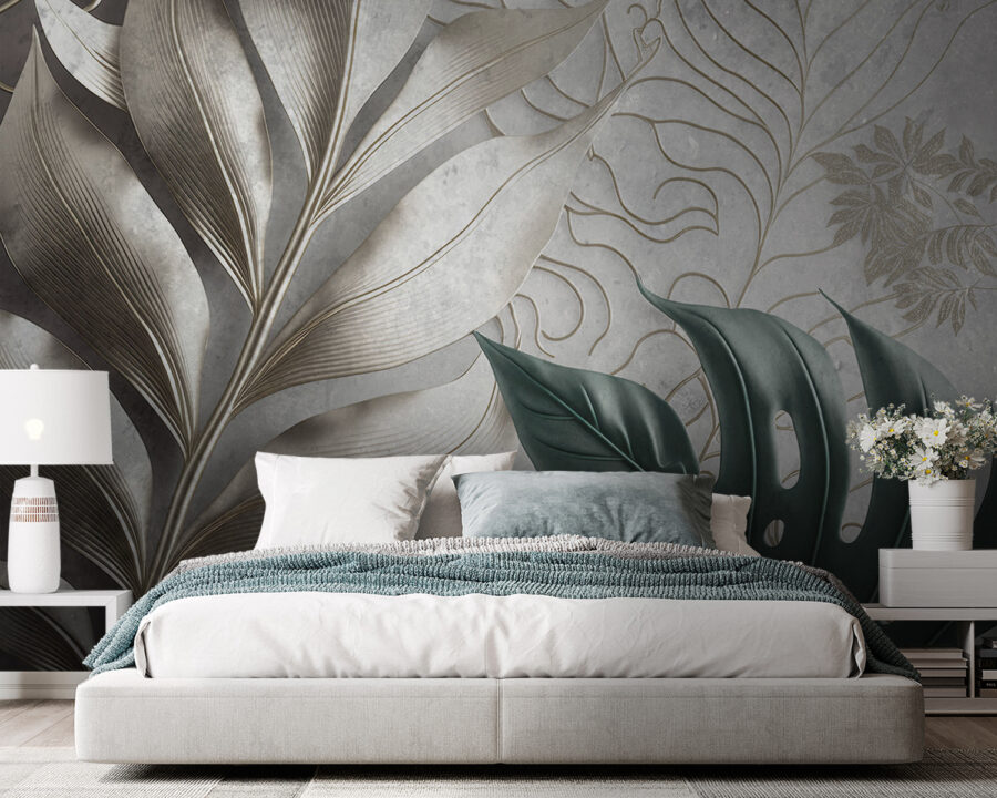 Elegant foliage pattern design.
