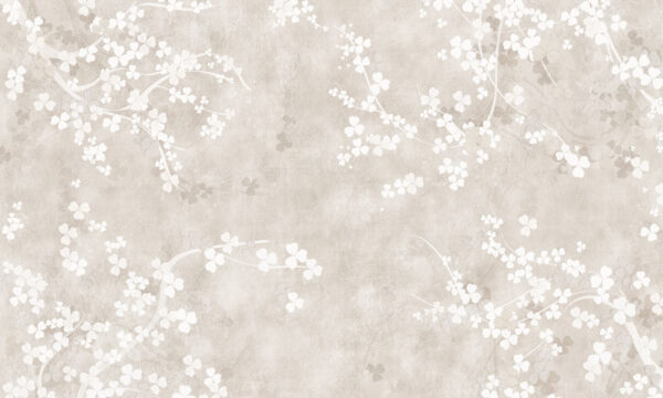 White flowers on a beige background u94458p 600x360 - White flowers on a beige background