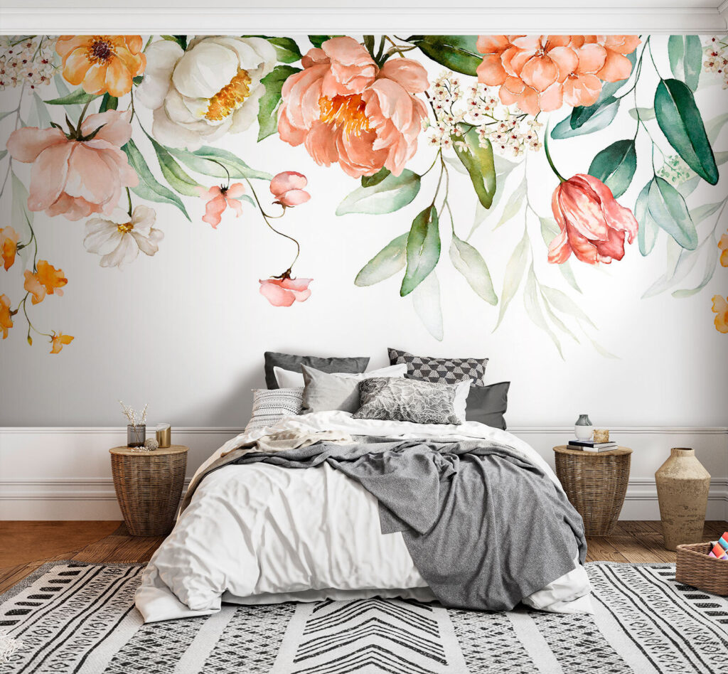 Blooming flowers in soft colors Blooming flowers in soft colors