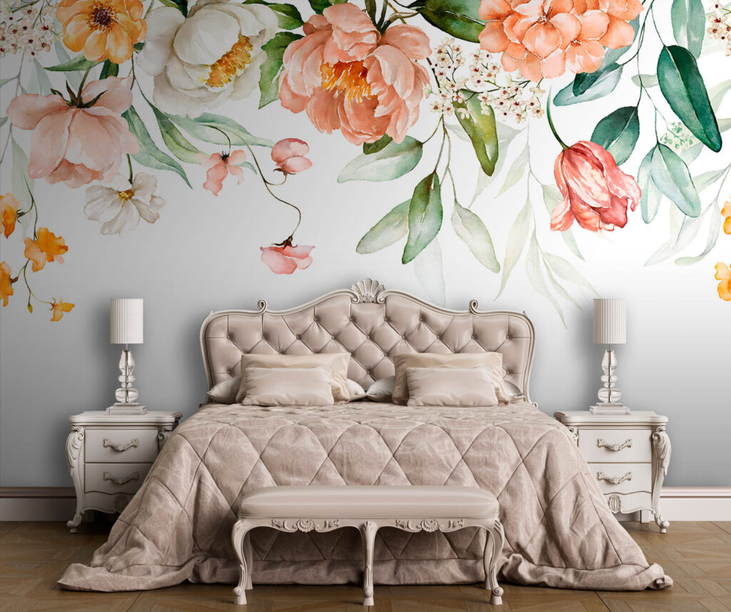 Blooming flowers in soft colors Blooming flowers in soft colors