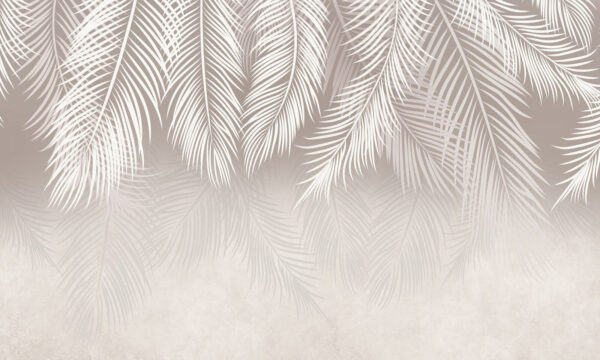 White leaves on a white background White leaves on a white background