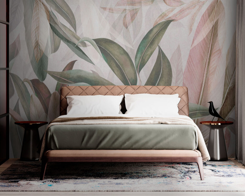 Elegant foliage in soft colors