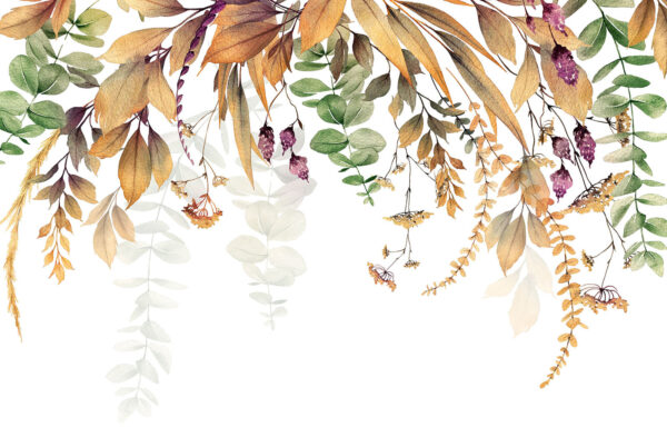Botanical elegance on a white background. Botanical elegance on a white background.