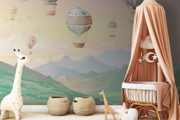 Group of hot air balloons in the sky Group of hot air balloons in the sky