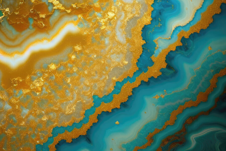 Wall murals Flowing patterns in vibrant colors - Image 5
