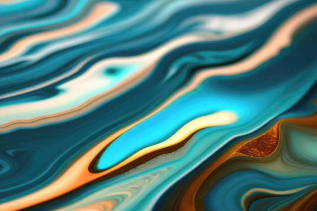 Fluid patterns in vibrant hues Fluid patterns in vibrant hues