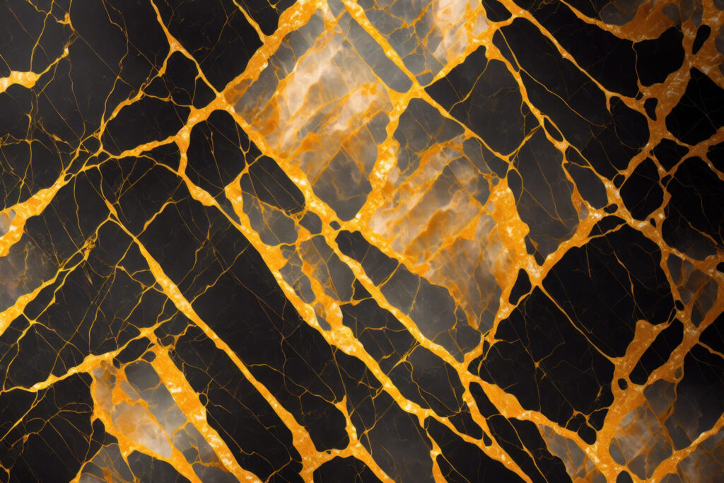 Elegant black and amber marble pattern Elegant black and amber marble pattern