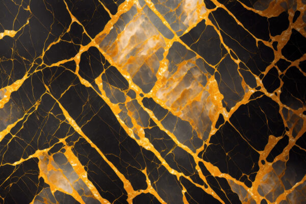 Elegant black and amber marble pattern Elegant black and amber marble pattern