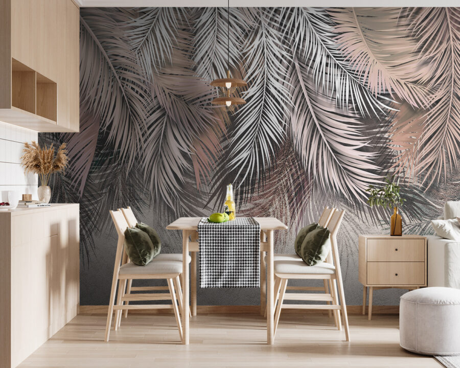 Group of palm leaves