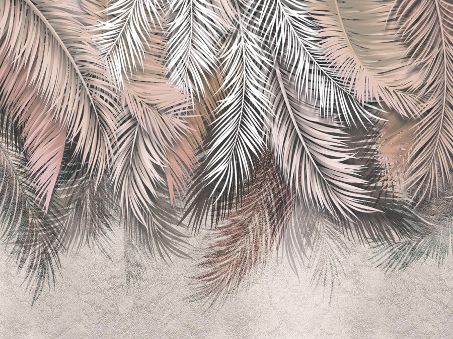 Group of palm leaves