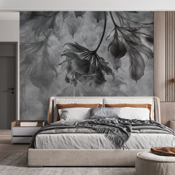 Elegant leaves in soft monochrome hues Elegant leaves in soft monochrome hues