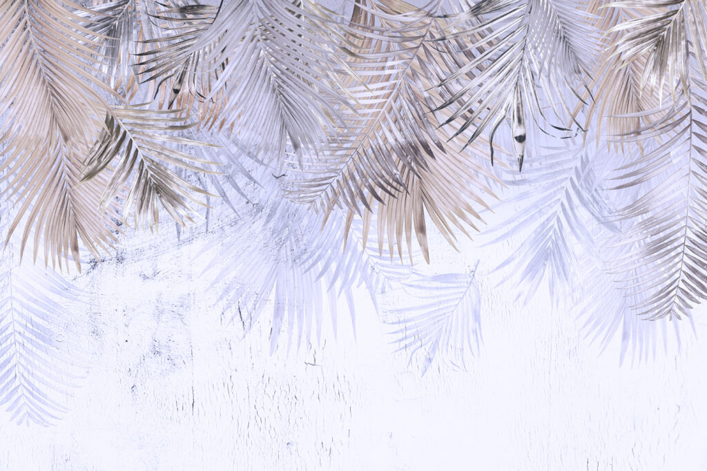 Delicate leaves against a light background. Delicate leaves against a light background.