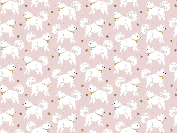 Pattern of white dogs Pattern of white dogs