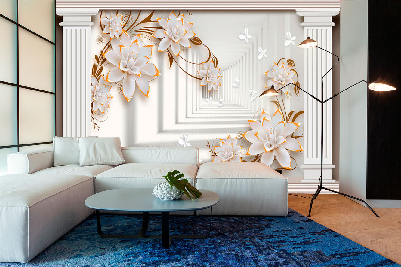 Elegant floral frame with butterfiles Elegant floral frame with butterfiles