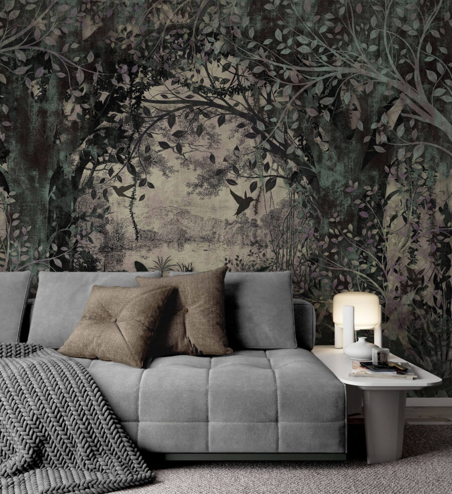 Painting of trees and plants Painting of trees and plants