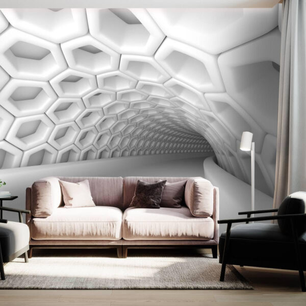 White tunnel with hexagons u93596pig1m 600x600 - White tunnel with hexagons - tegory
