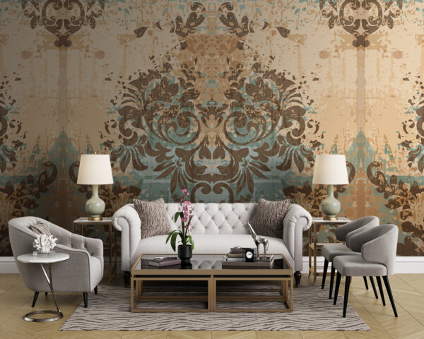 Intricate patterns in earthy tones Intricate patterns in earthy tones