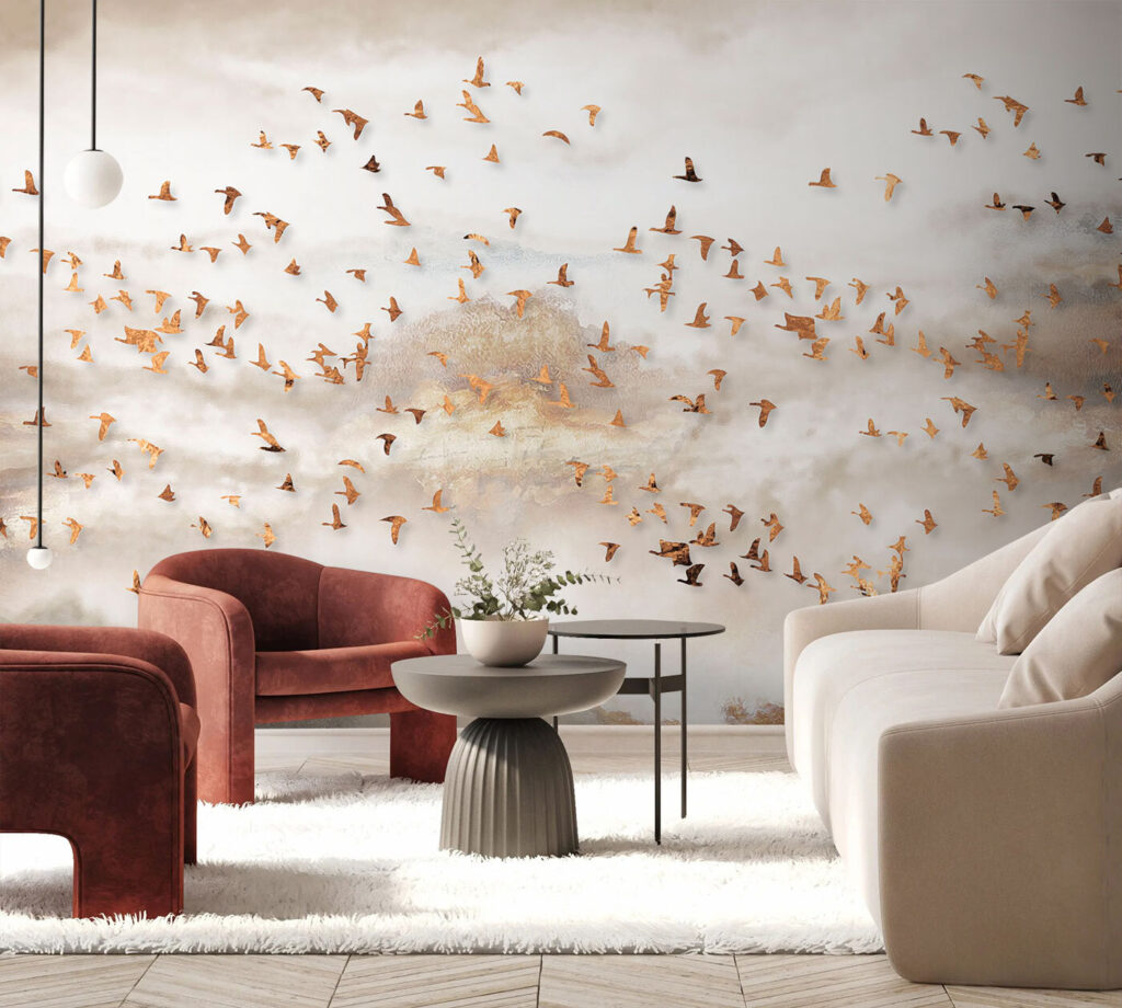 Flock of birds flying in the sky u93537pig3 1024x920 - Flock of birds flying in the sky