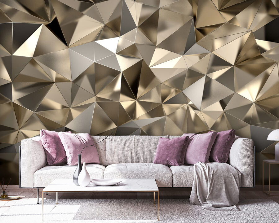 Textured geometric pattern in neutral tones.