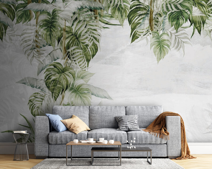 Painting of a tropical plant Painting of a tropical plant
