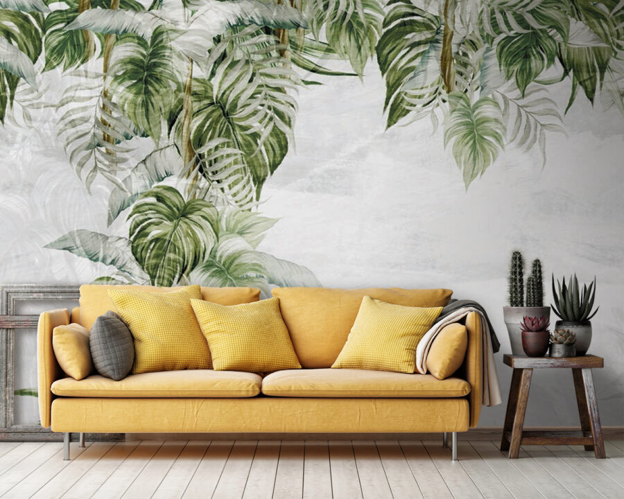 Painting of a tropical plant Painting of a tropical plant