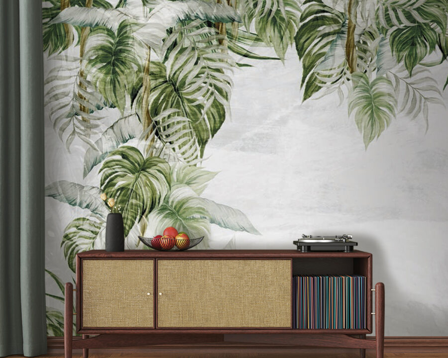 Painting of a tropical plant Painting of a tropical plant