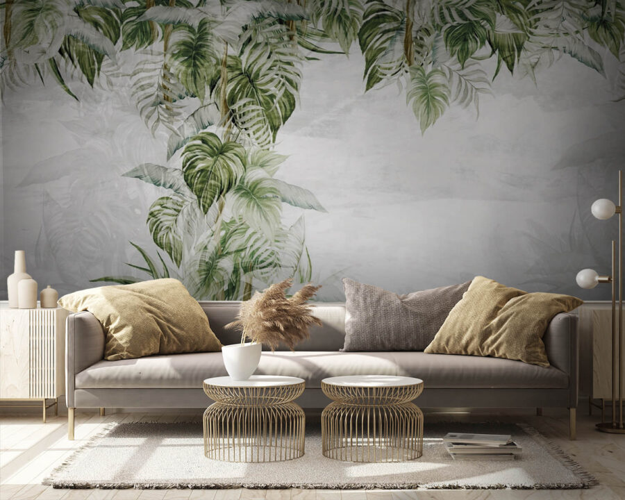 Painting of a tropical plant Painting of a tropical plant