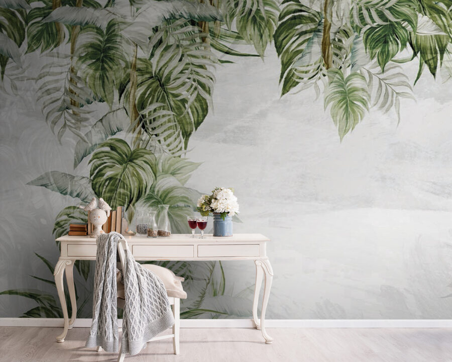 Painting of a tropical plant Painting of a tropical plant