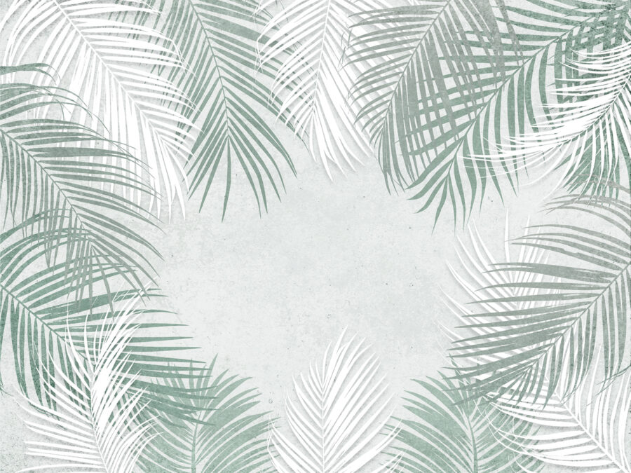 Group of palm leaves
