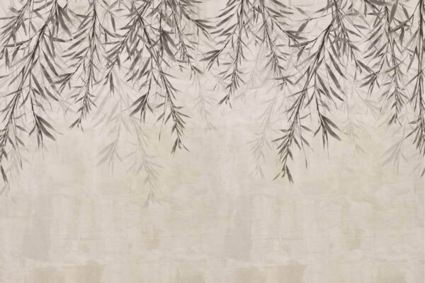 Delicate foliage on a serene background Delicate foliage on a serene background