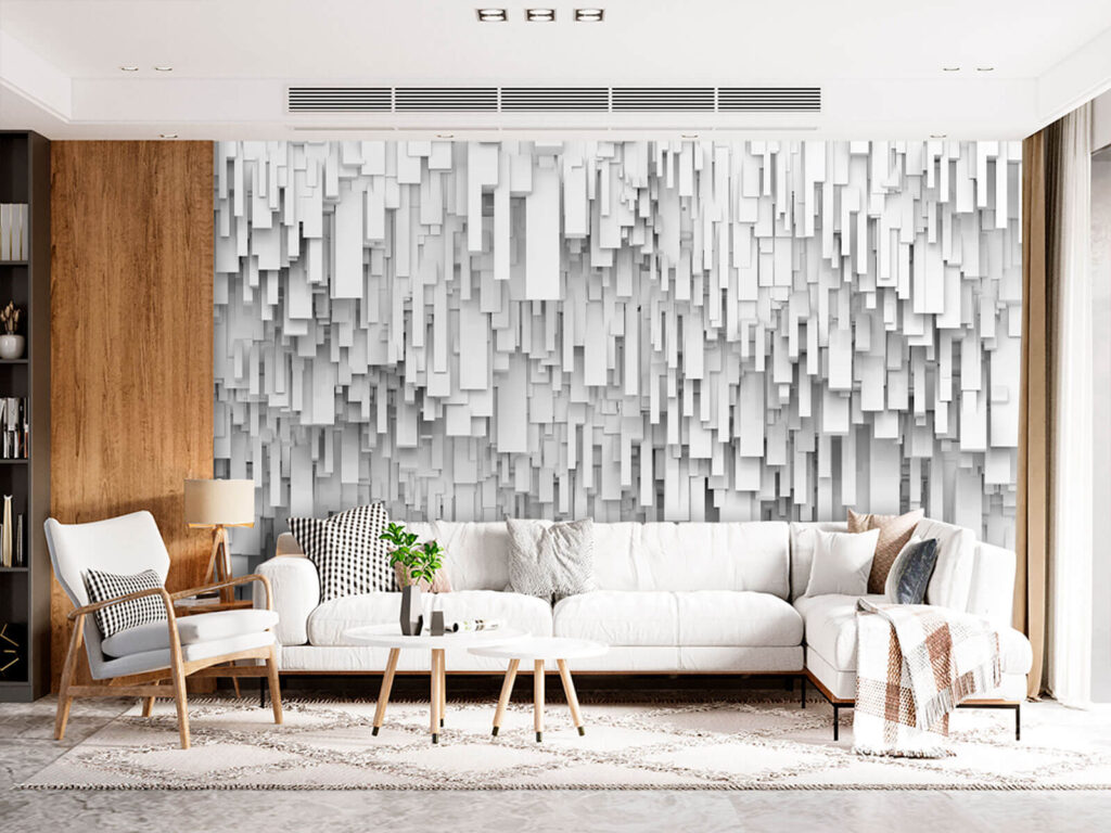 White rectangular shapes on a wall u78661pig3 1024x768 - White rectangular shapes on a wall - tegory
