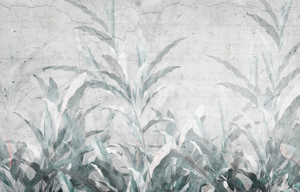 Soft leaves against a textured backdrop Soft leaves against a textured backdrop