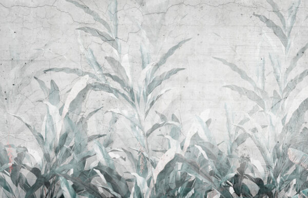 Soft leaves against a textured backdrop Soft leaves against a textured backdrop