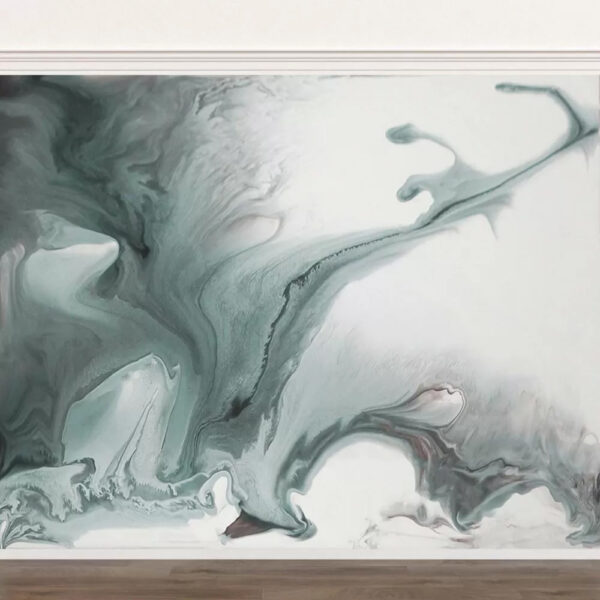 Swirling hues of tranquil abstraction Swirling hues of tranquil abstraction