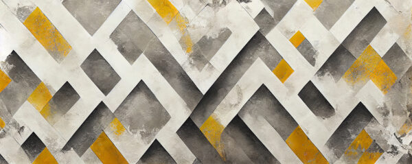 Grey and yellow painted wall Grey and yellow painted wall