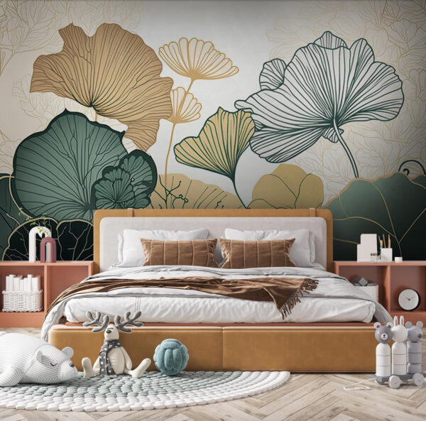 Botanical elegance in soft colors. Botanical elegance in soft colors.
